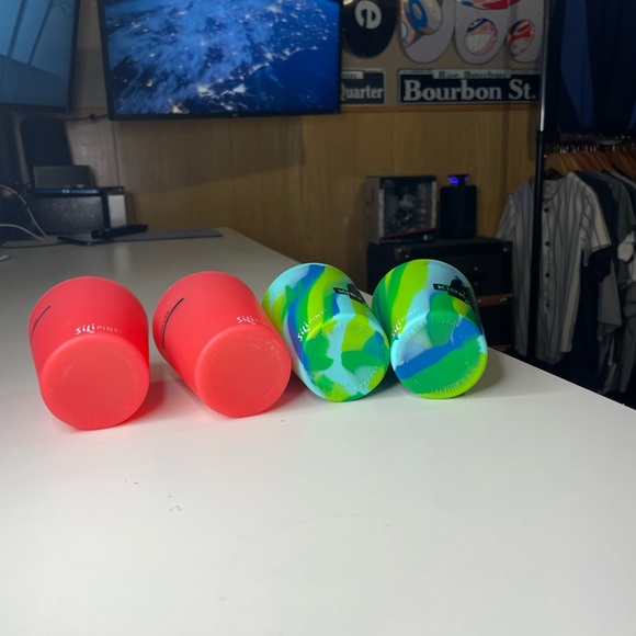 Kirkwood Red and Multicolor Shot Glass Set tahoe - Picture 4 of 5